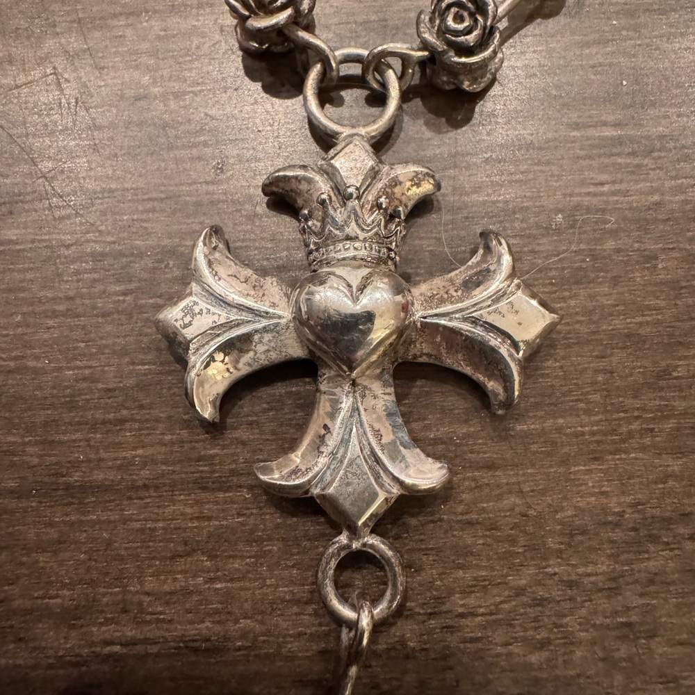 King Baby Sterling Silver ‘Rosary’ Necklace - Picture 8 of 10